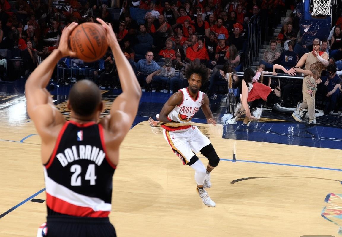 305号场地：开拓者VS鹈鹕激情对决全纪录(图2)